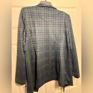 Tommy Hilfiger Plaid Jacket - Green and Purple